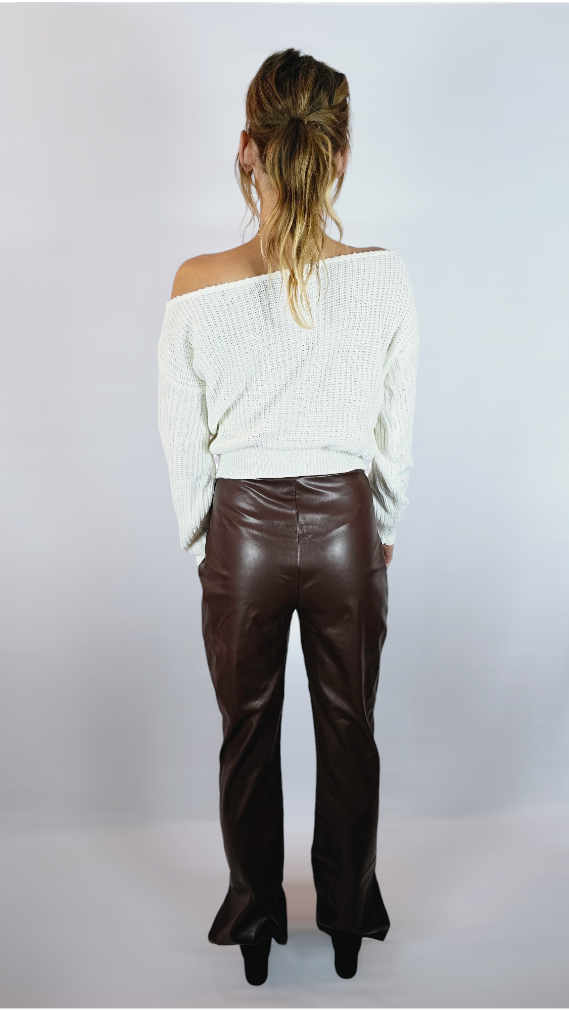 Byxor "skinn", Brun, M