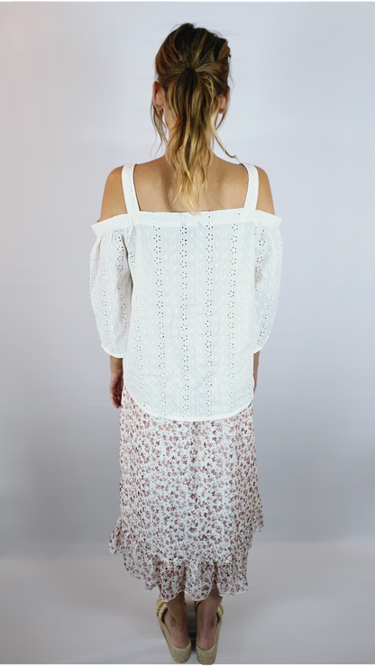 Blus, Vit, M