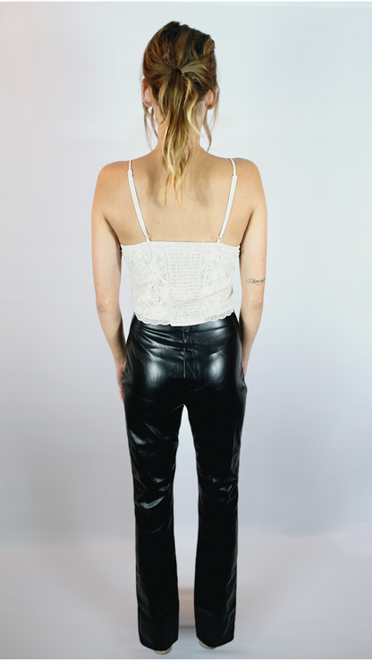 Byxor "skinn", Svart, M