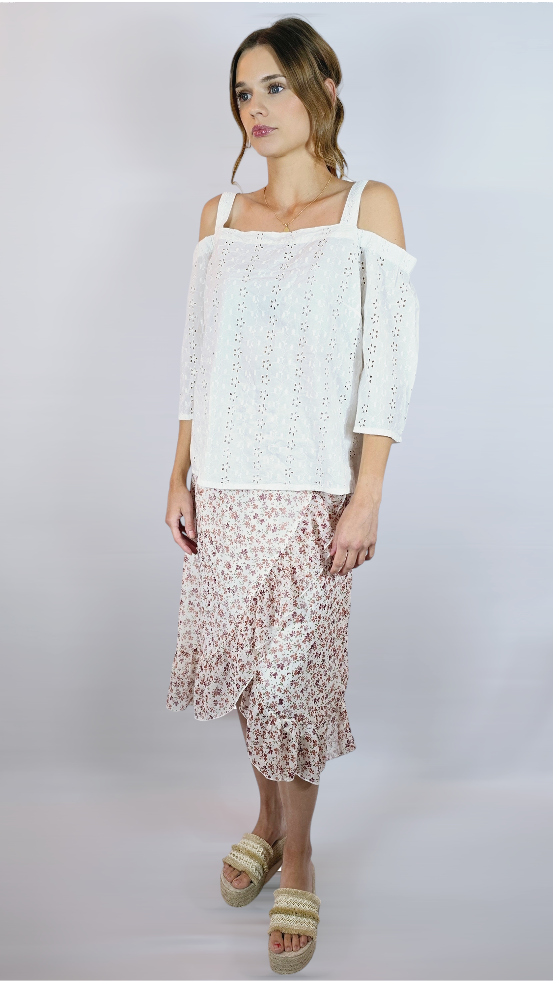 Blus, Vit, M