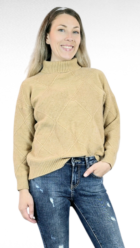 Tjocktröja, Beige, M