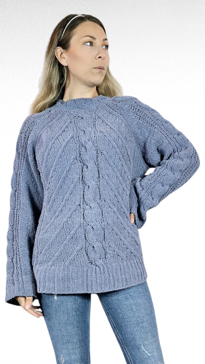 Tjocktröja, Blå, M