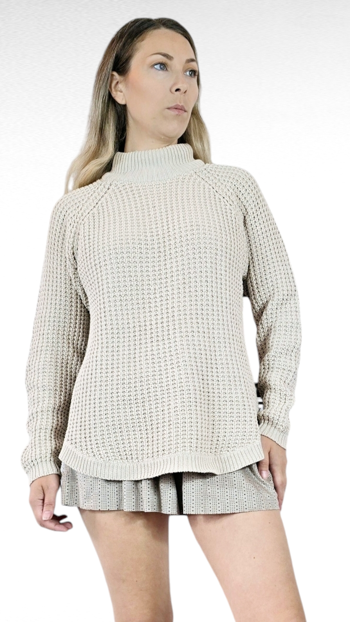 Tjocktröja, Beige, M