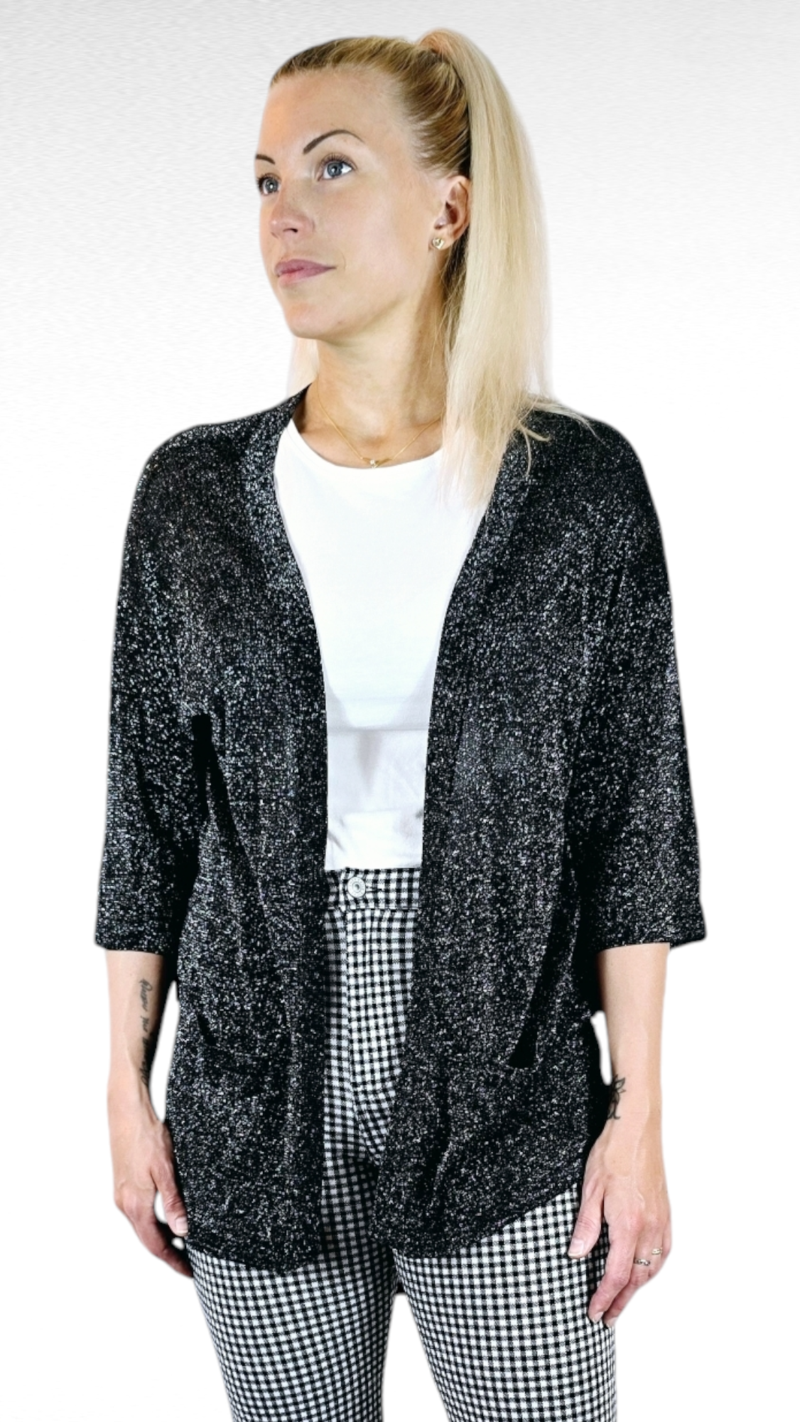 Kofta, Svart/Silver, M/L