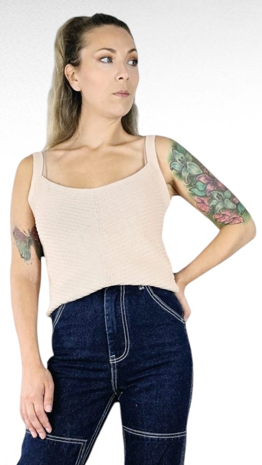 Topp, Beige, S