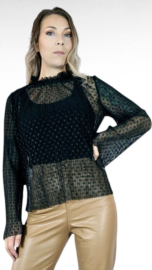 Blus, Mörkgrön med stjärnor, 34