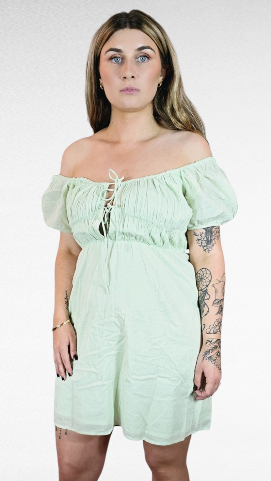 Klänning, Grön, 42