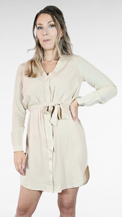 Klänning, Beige, 34