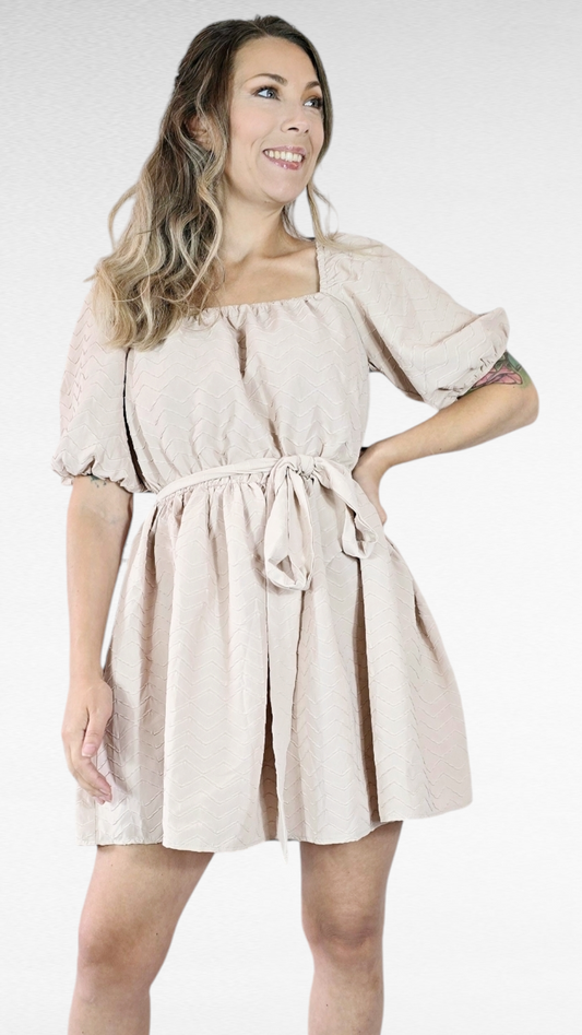 Klänning, Beige, 34