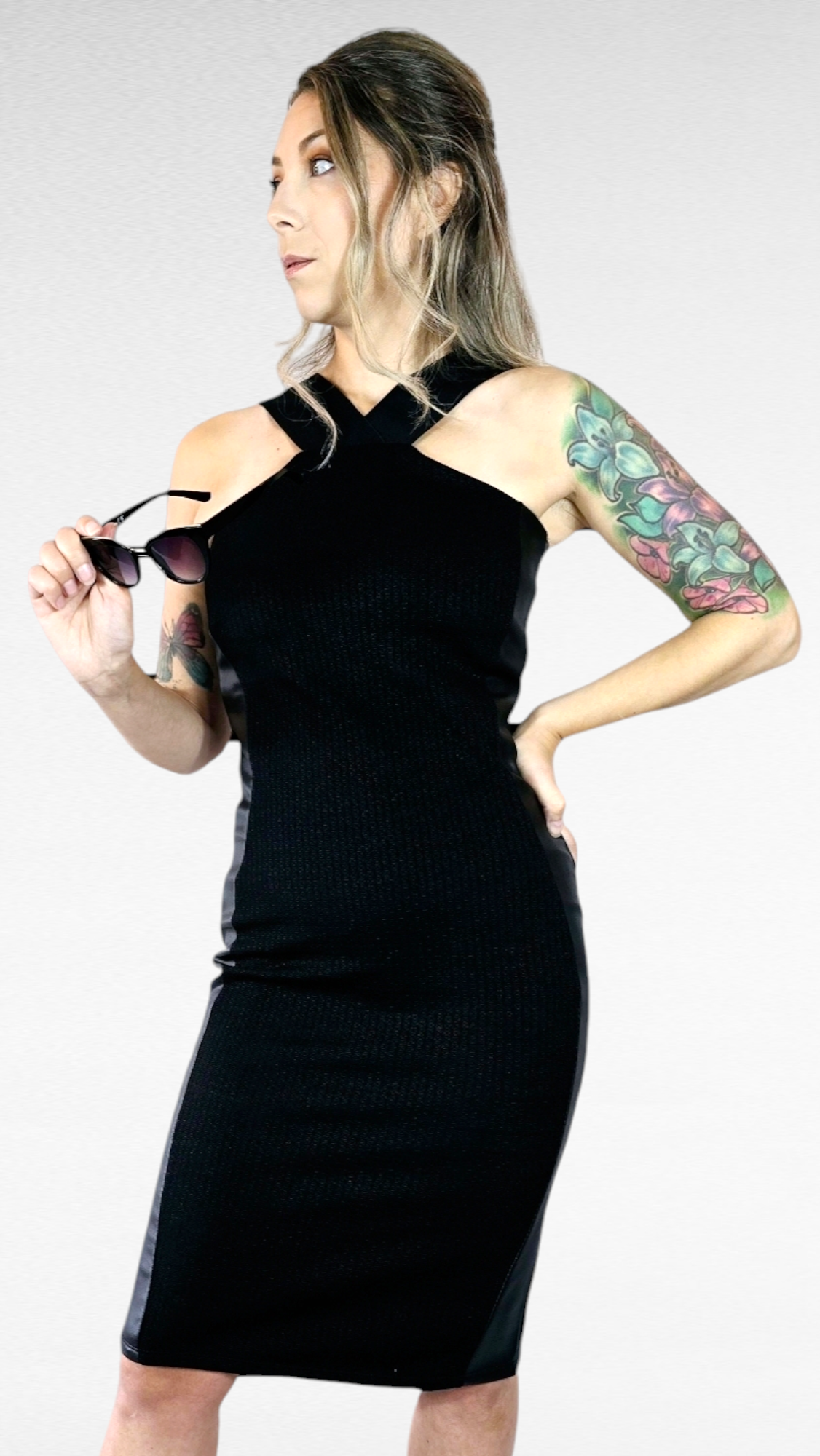 Klänning, Svart, XS