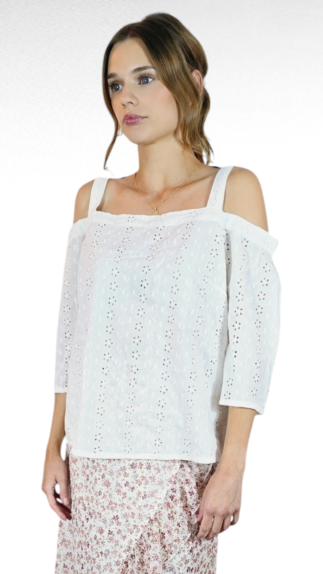 Blus, Vit, M