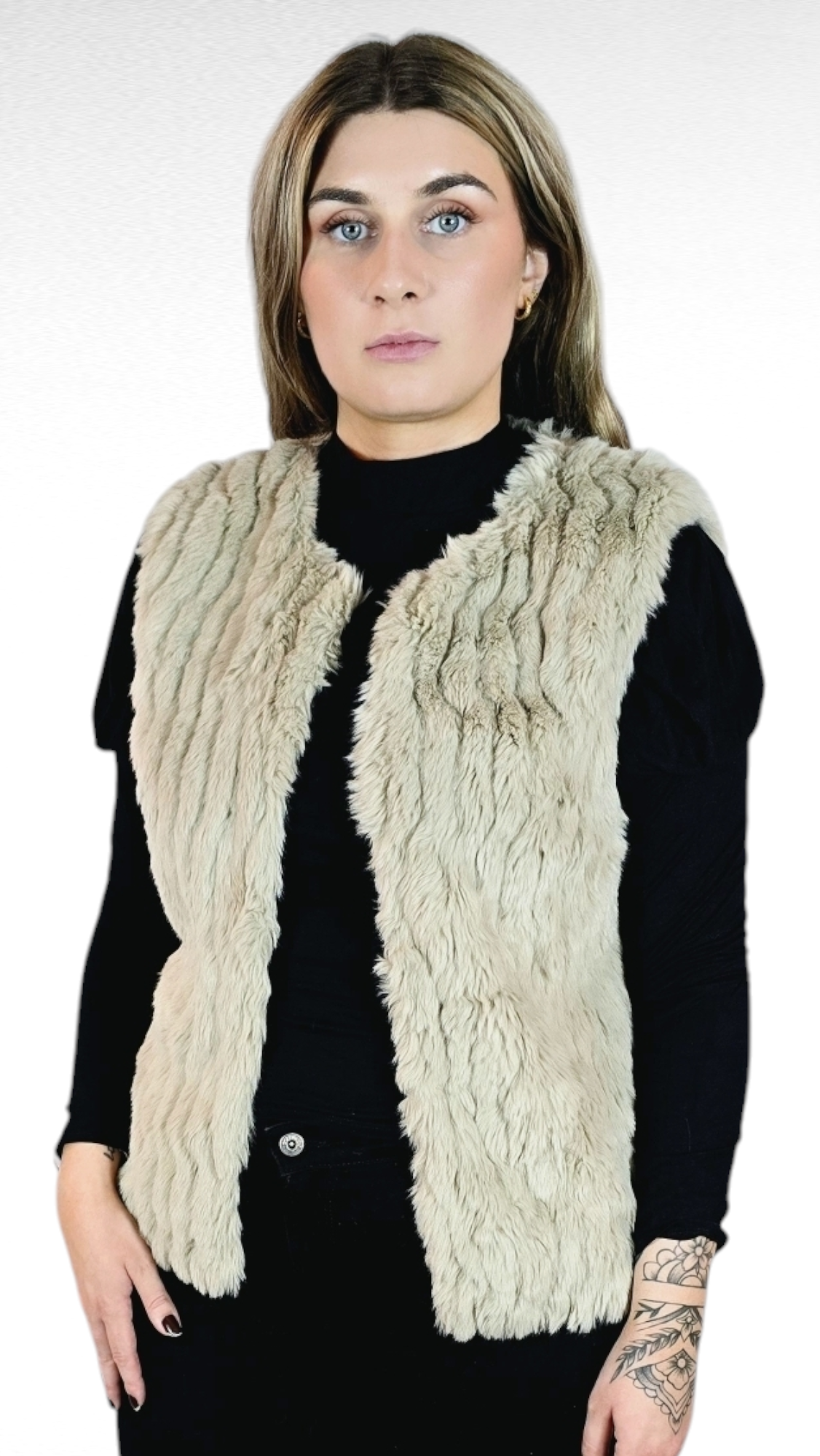 Väst, Beige, XL