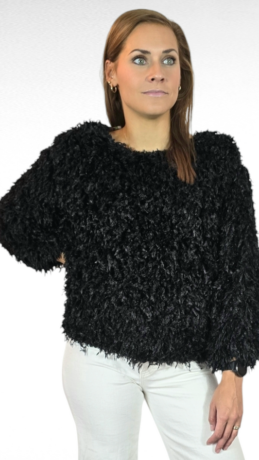 Tjocktröja, Svart, L