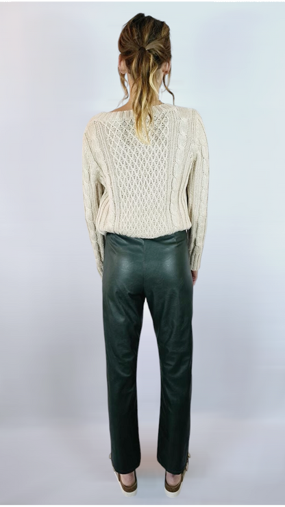 Byxor "läder", Gröna, M