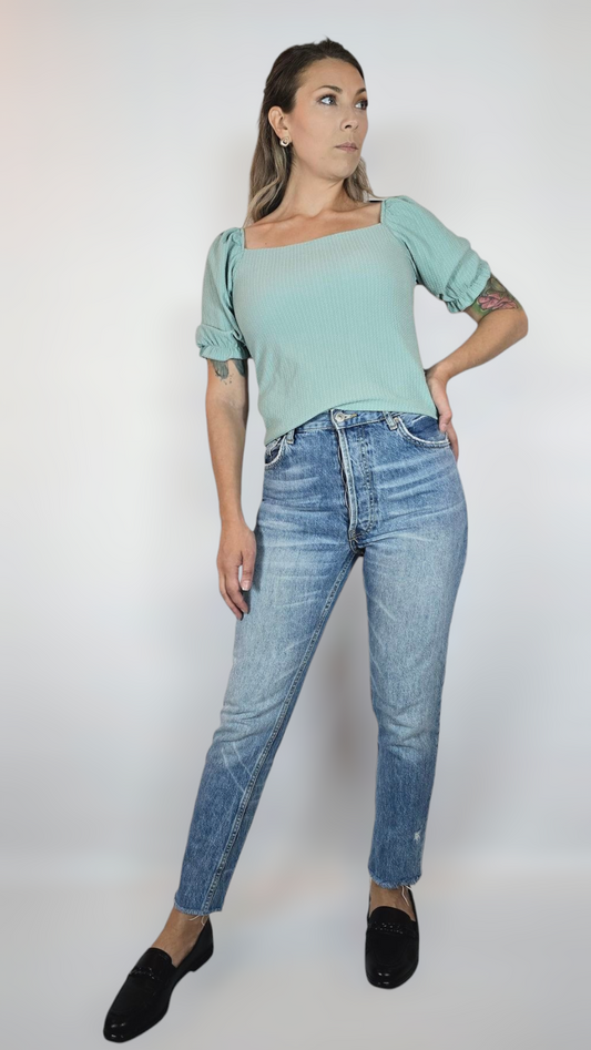 Jeans, Blå, 34
