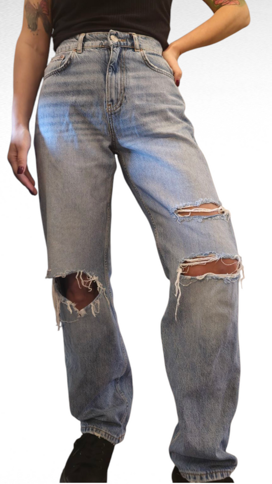 Jeans, Blå, 36