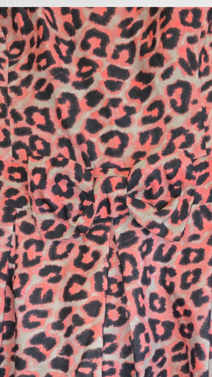 Klänning, Rosa/Svart, L