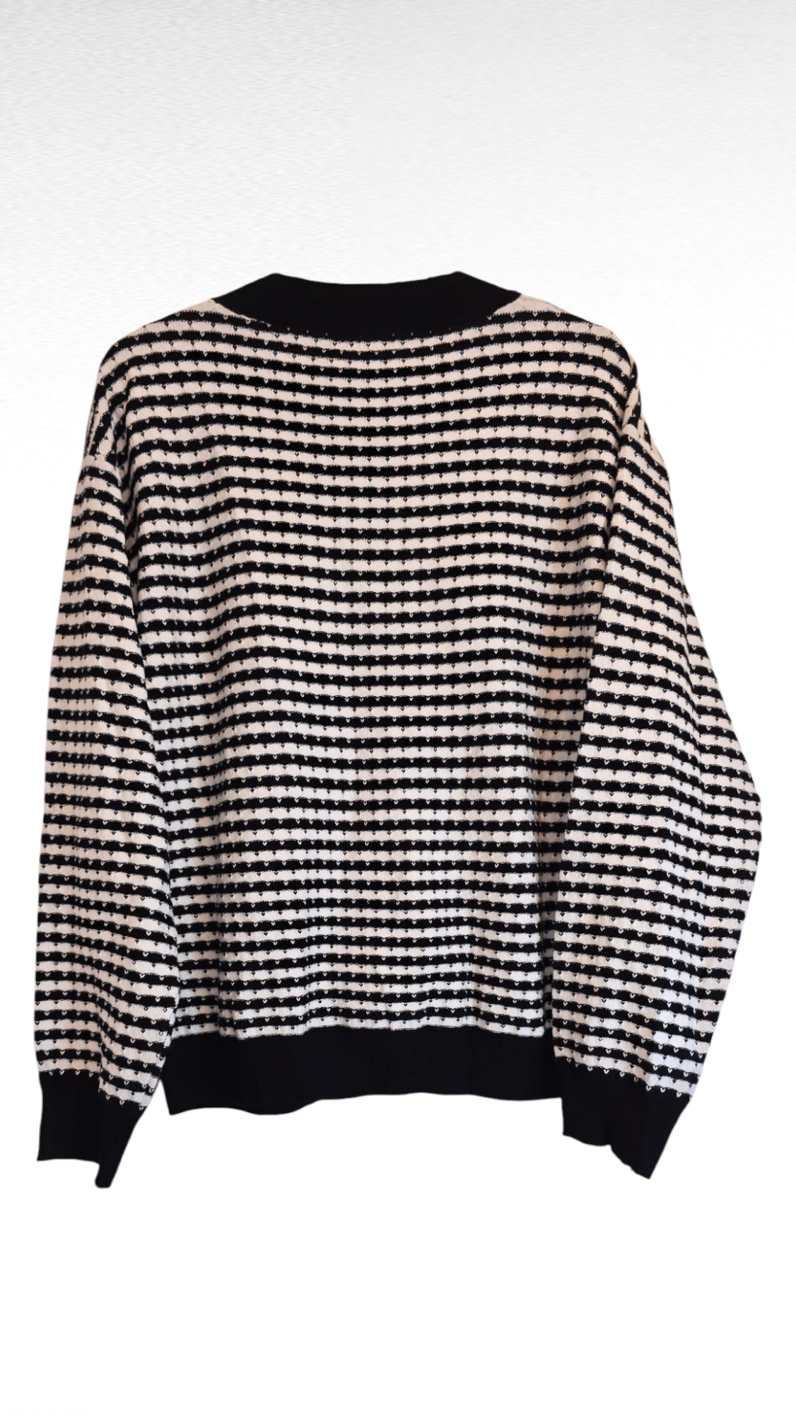 Tröja, Svart/Vit, XL/XXL