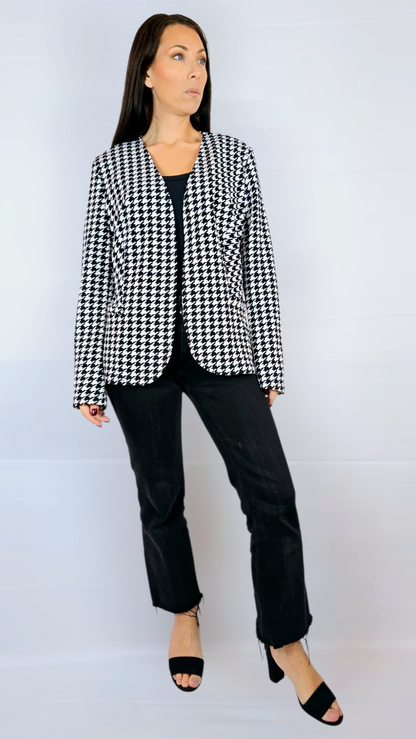 Tröja, Svart/Vit, S/M