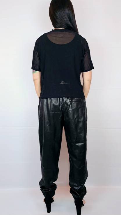 T-shirt, Svart, XS
