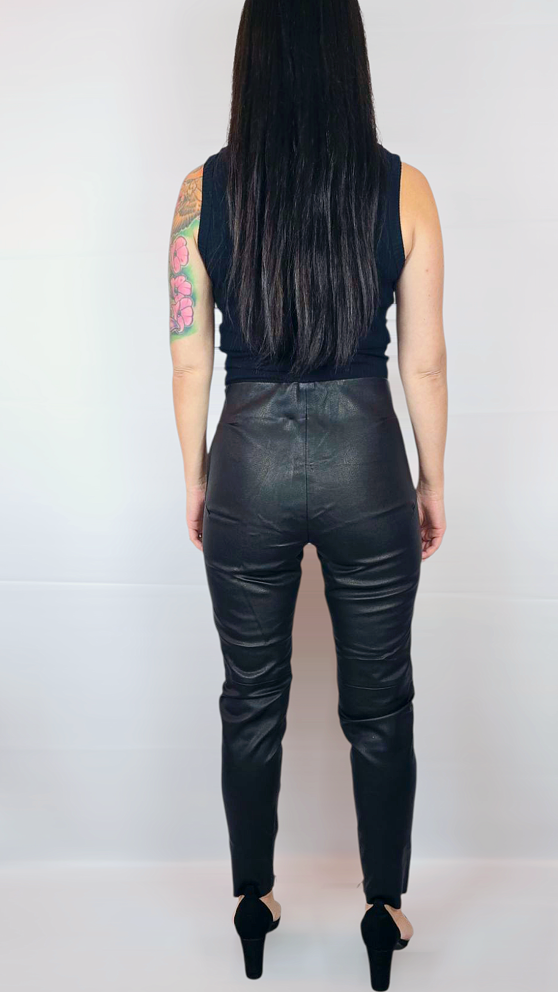 Byxor "skinn", Svart, M