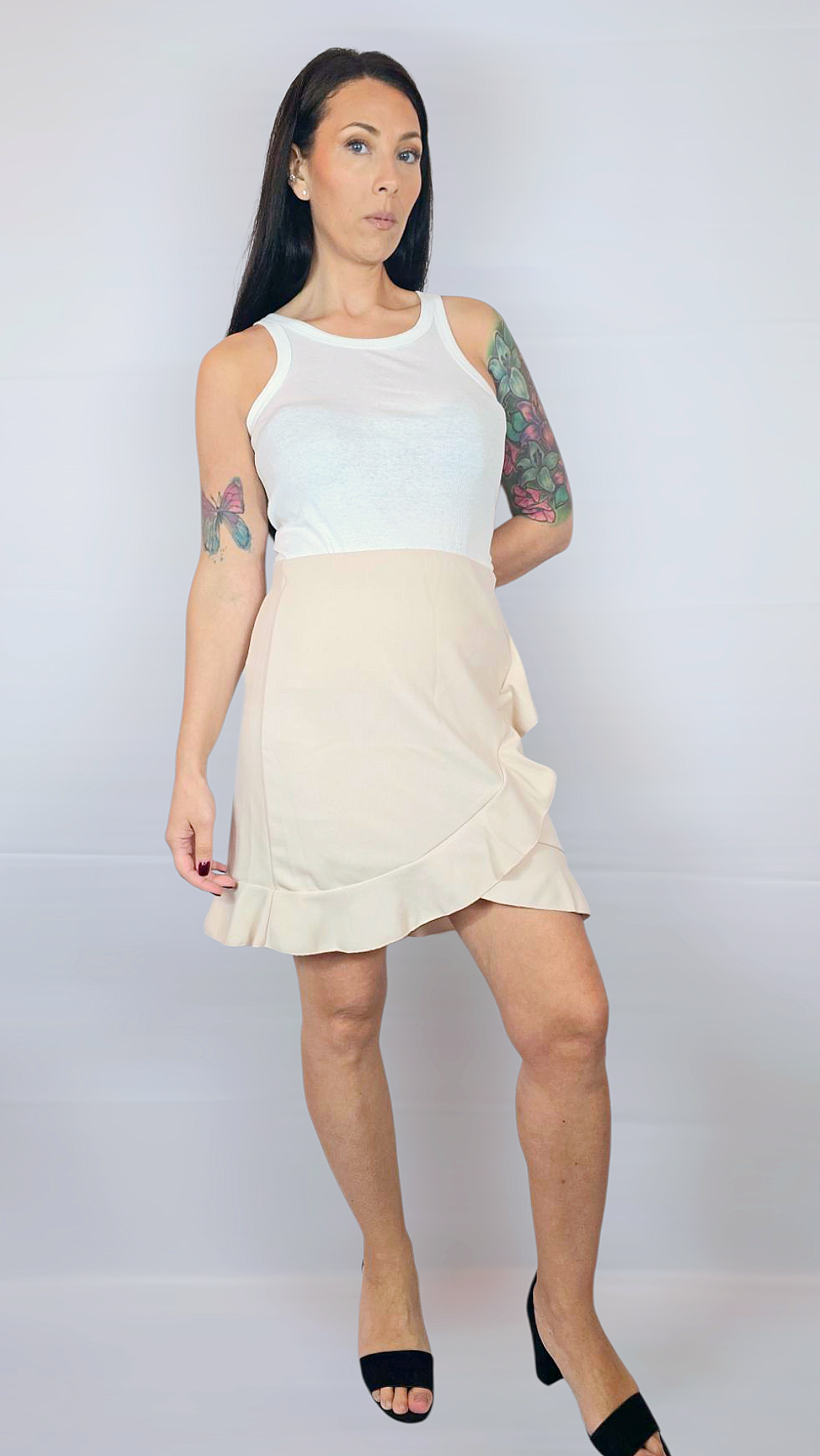 Kjol, RosaBeige, M