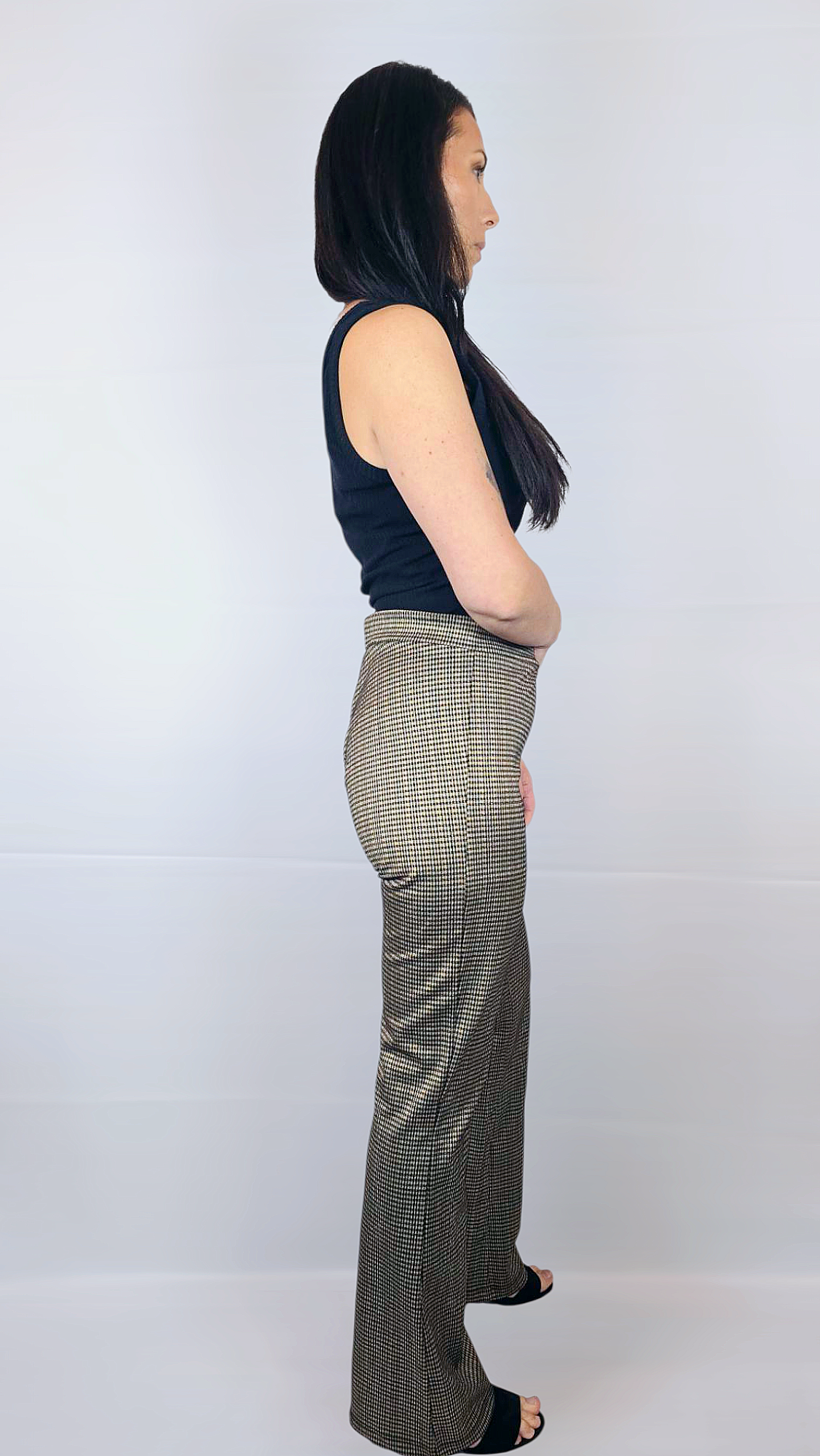 Byxor, Brun/Svart, M