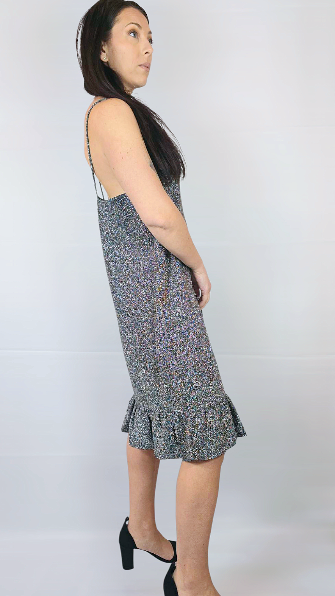 Klänning, Silver, M