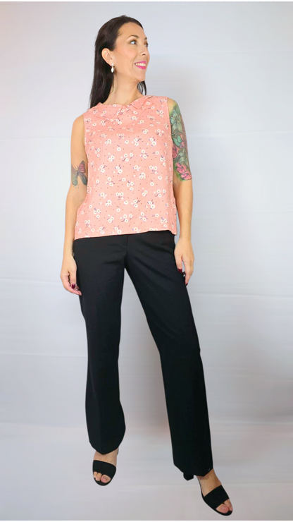 Topp, Rosa Blommig, M