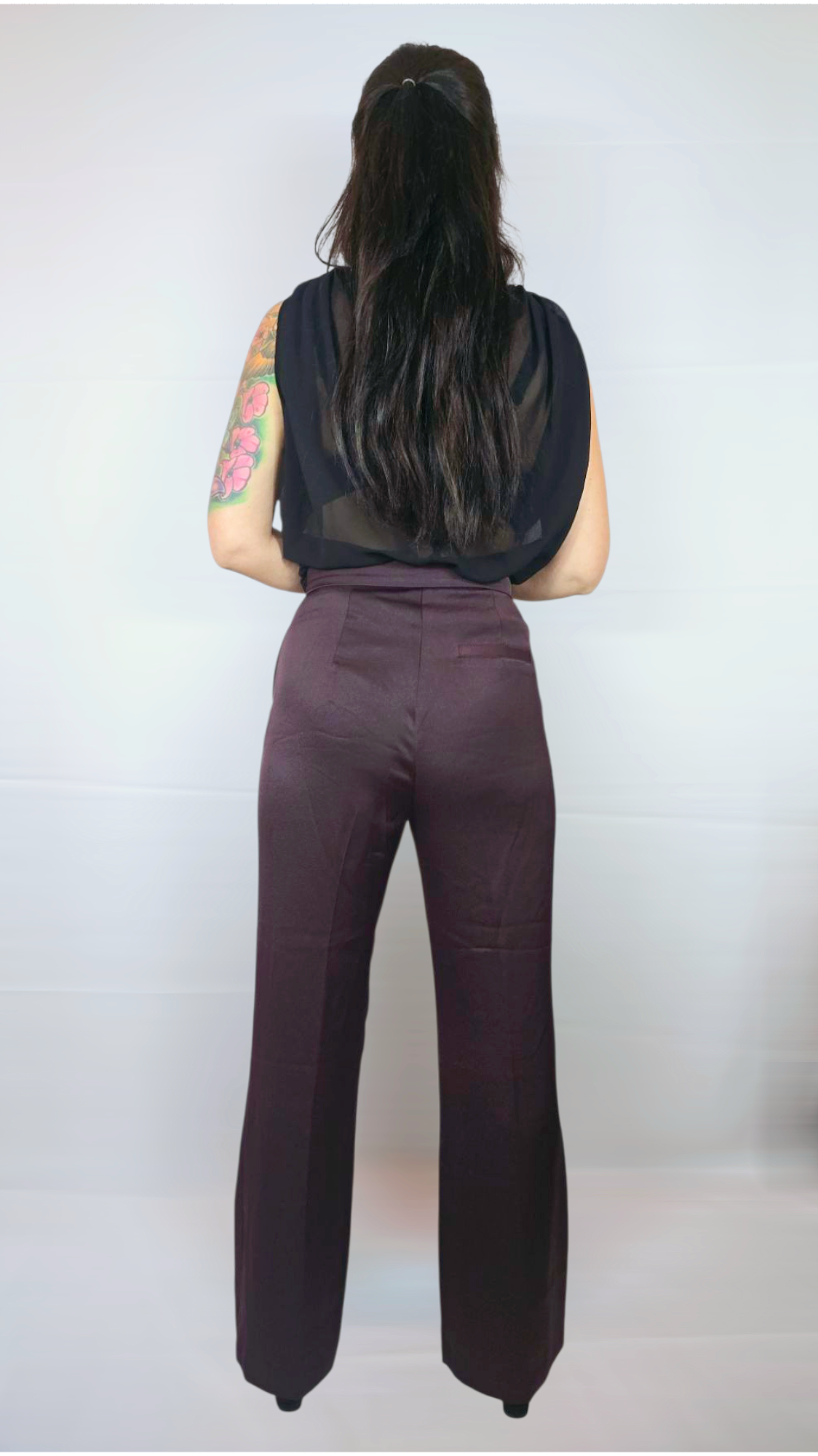 Byxor, Brun/Lila, 34