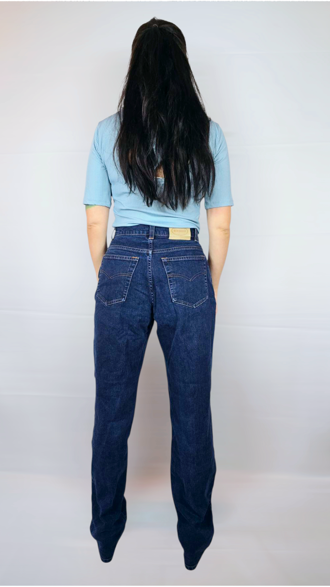 Jeans, Blå, 34