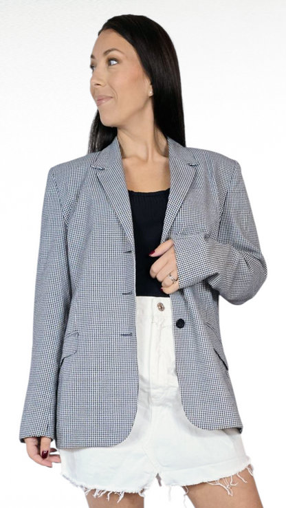 Kavaj, Svart/Vit, 40