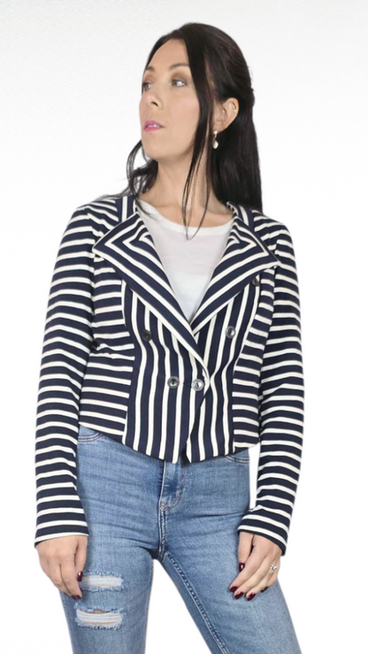 Blazer, Blå/Vit, 38