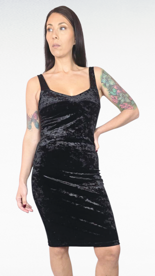 Klänning, Svart, XS