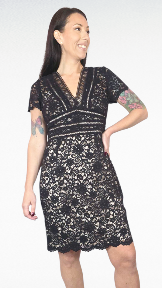 Klänning, Svart, 38