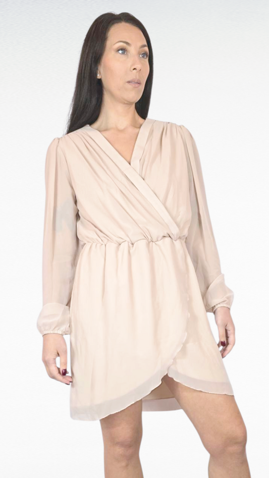 Klänning, BeigeRosa, 40