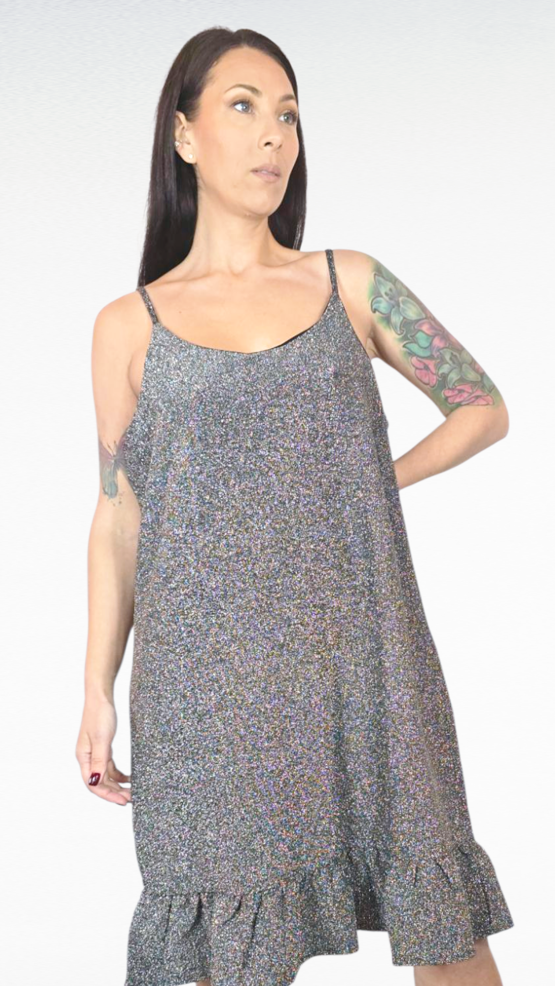 Klänning, Silver, M