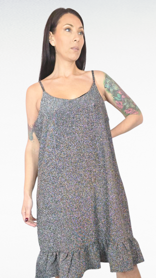 Klänning, Silver, M